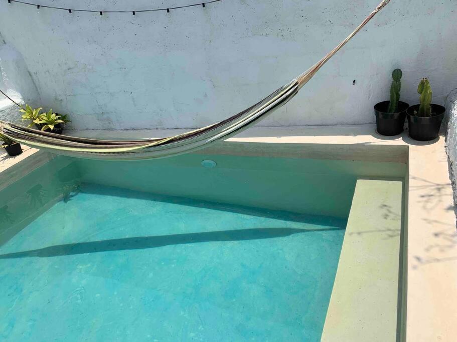 Casita Azul Colonial En El Centro De Merida. Exteriér fotografie