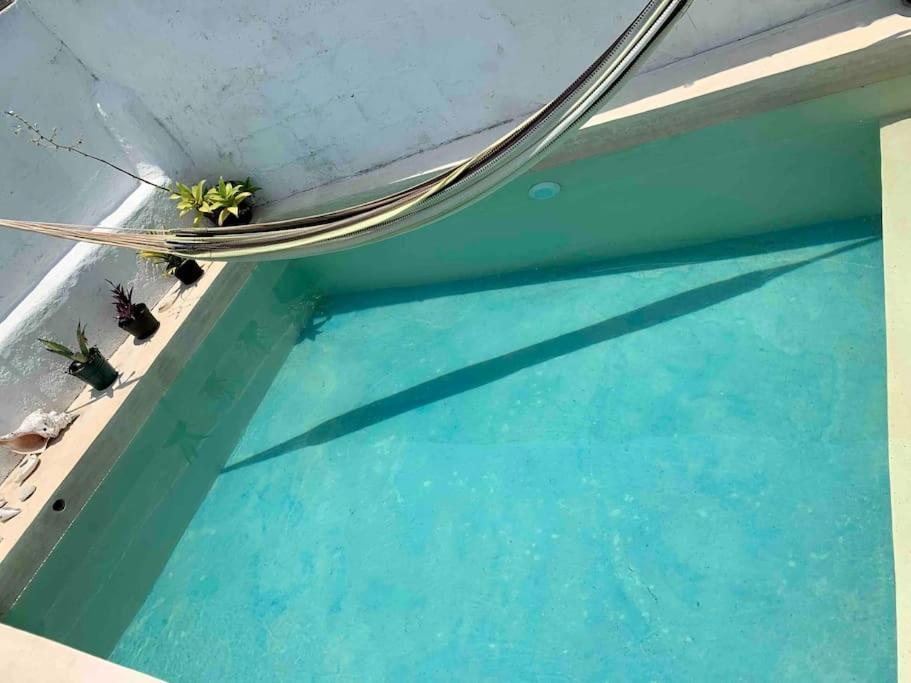 Casita Azul Colonial En El Centro De Merida. Exteriér fotografie