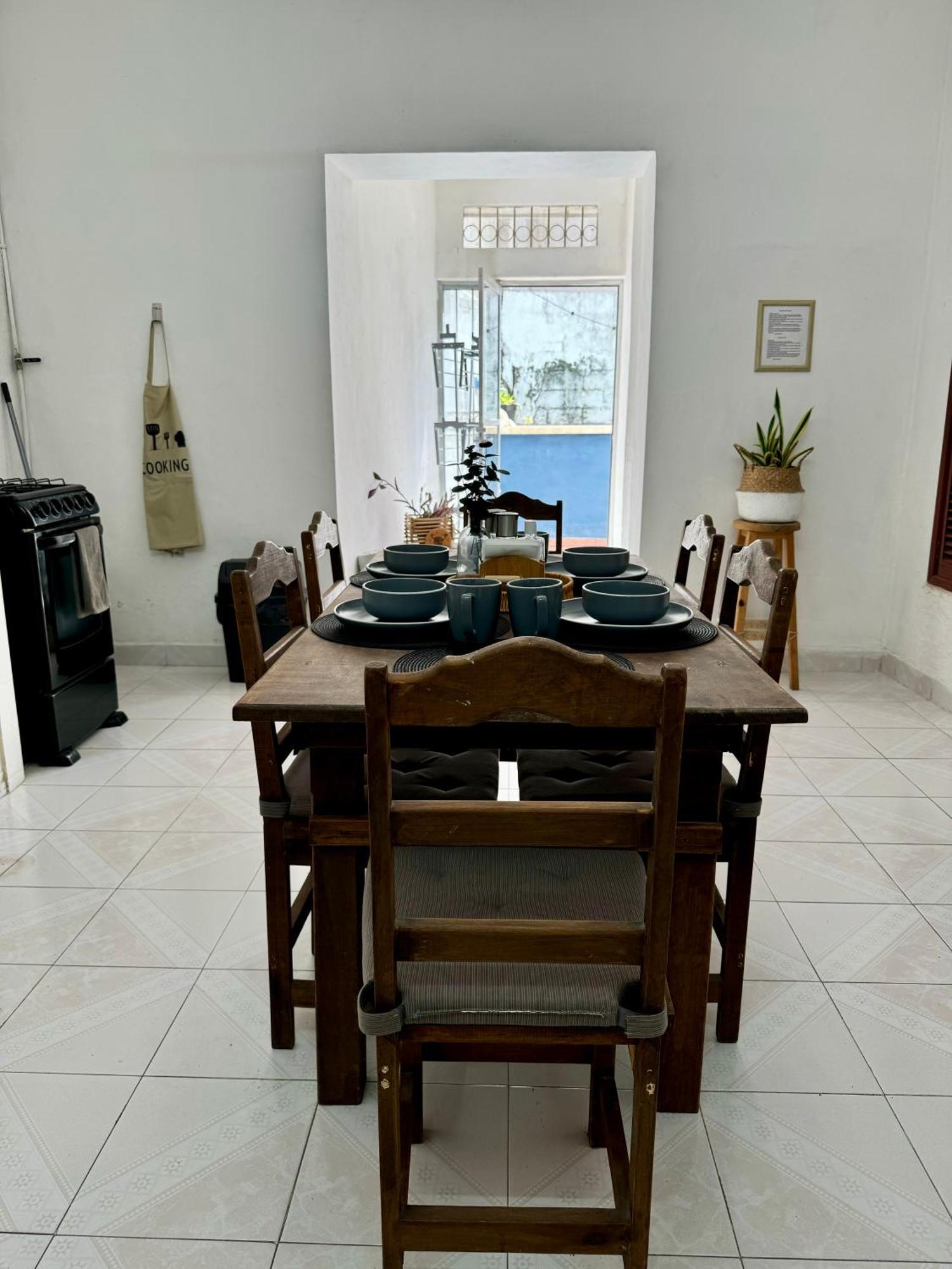 Casita Azul Colonial En El Centro De Merida. Exteriér fotografie